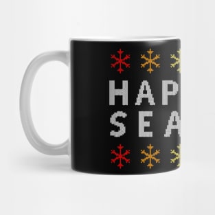 Happiest Season Ugly Sweater (Rainbow) Mug